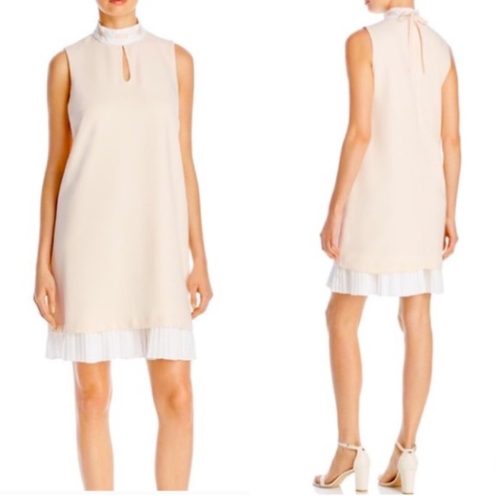 Nanette Lepore  Ballet Slipper Pink Lace Collar Shift Dress